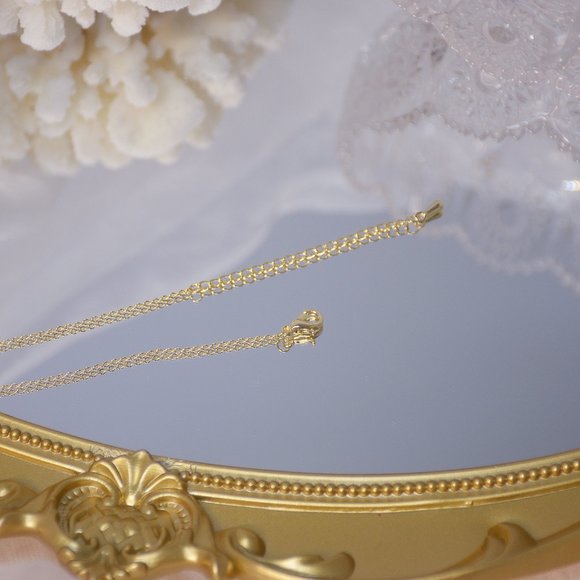 NEW 14K Gold Plated Diamond Angel Wing Necklace - Picture 9 of 9